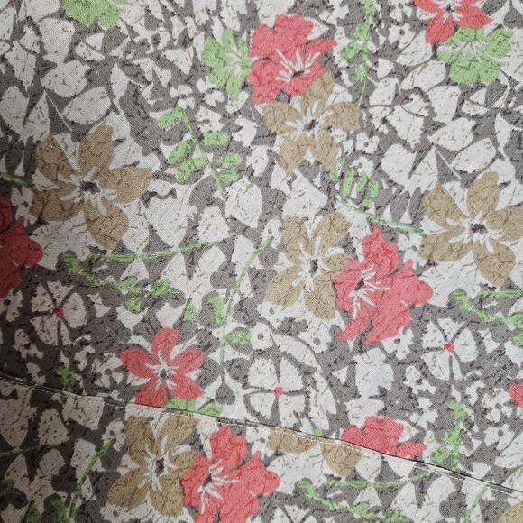 Charter Club Womens Linen Cotton Blend Maxi Skirt Size 18W Cottage Floral - Picture 7 of 11